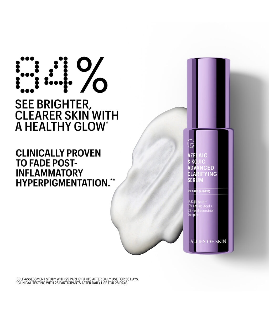 Сыворотка для лица Allies of Skin Azelaic & Kojic Advanced Clarifying Serum против пигментации, для жирной кожи, 50 мл — фото 2
