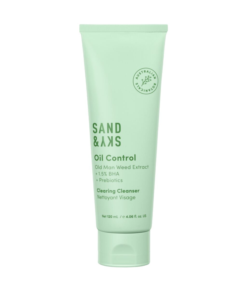 Гель для умывания Sand & Sky Oil Control Clearing Face Cleanser регулирующий себум, для жирной и склонной к акне кожи, 120 мл