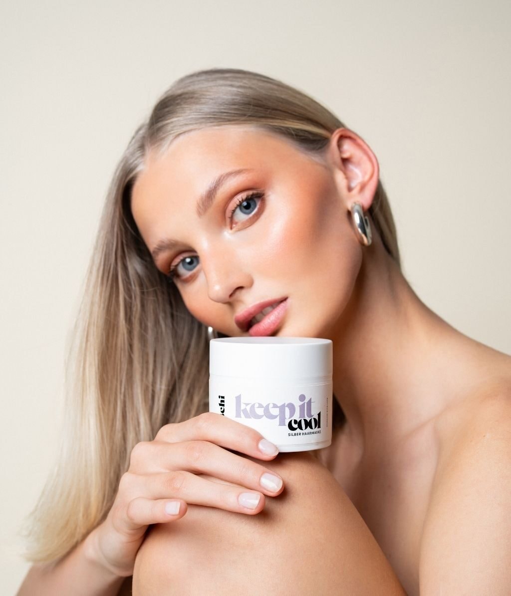 Оттеночная маска Feschi Keep It Cool Silver Mask против желтизны, для осветлённых и седых волос, 100 мл — фото 3