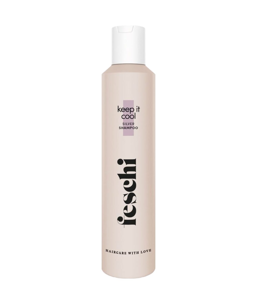 Оттеночный шампунь Feschi Keep It Cool Silver против желтизны, для светлых волос, 200 мл