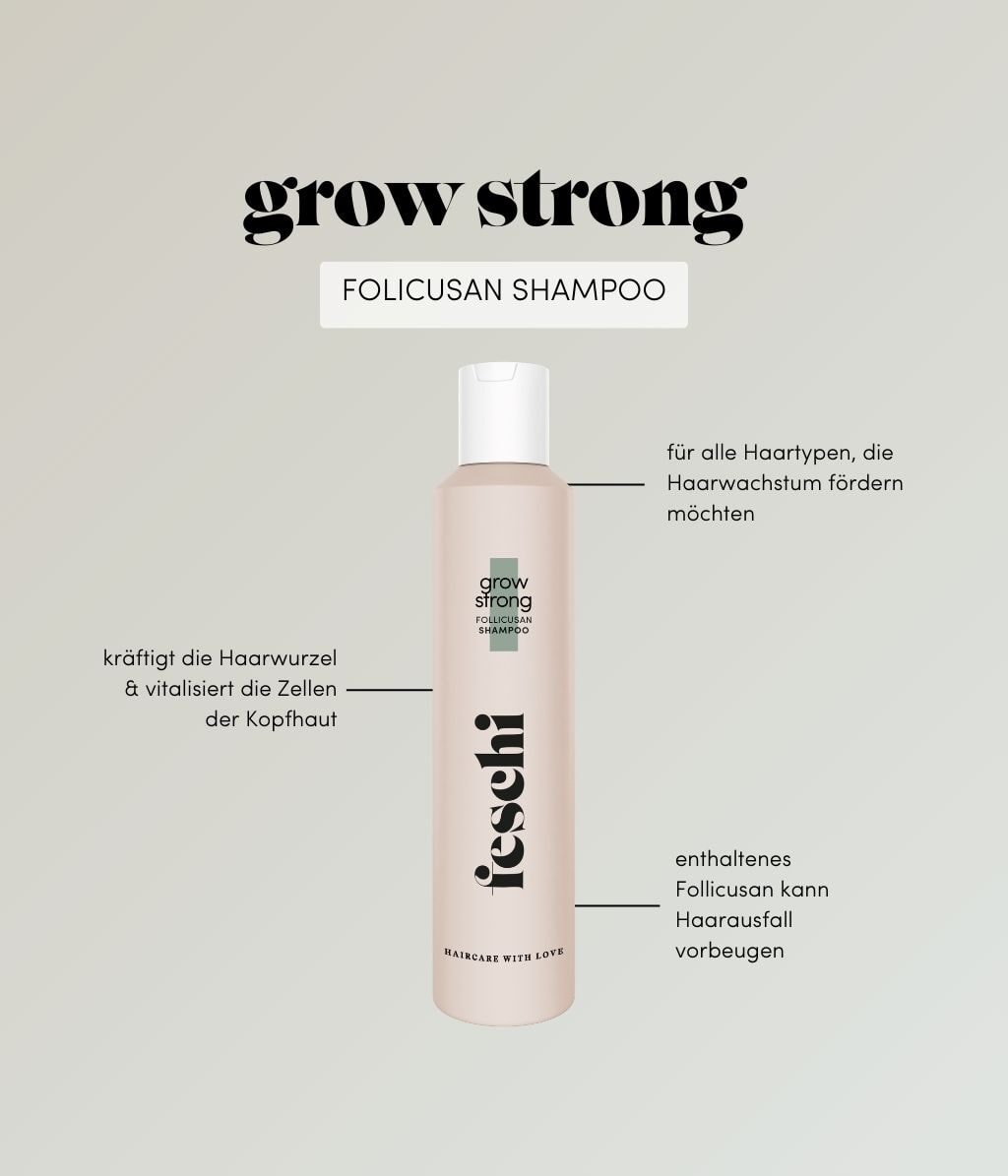 Шампунь Feschi Grow Strong Folicusan против выпадения волос, для роста волос, 200 мл — фото 2