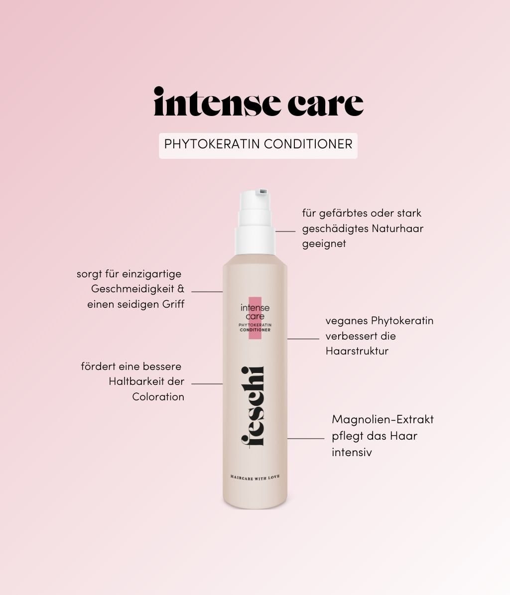 Кондиционер для волос Feschi Intense Care Phytokeratin укрепляющий, для окрашенных и повреждённых волос, 200 мл — фото 2