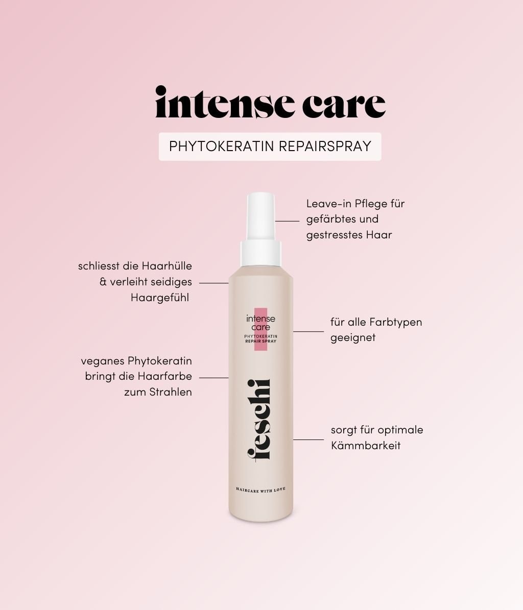 Спрей-кондиционер Feschi Intense Care Phytokeratin Leave-In несмываемый, для окрашенных и повреждённых волос, 200 мл — фото 2