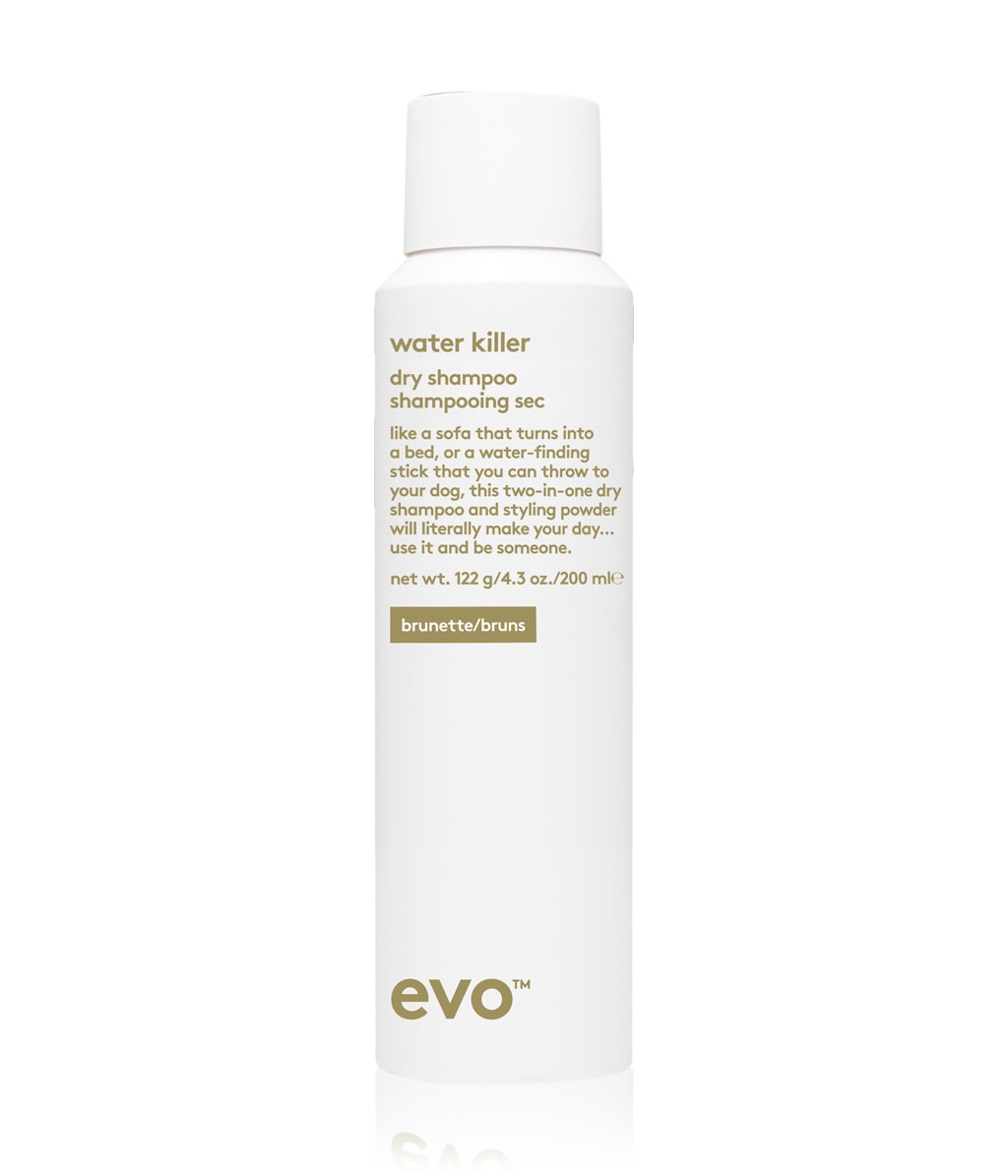 Сухой шампунь Evo Water Killer Brunette для тёмных волос, для текстуры, 200 мл