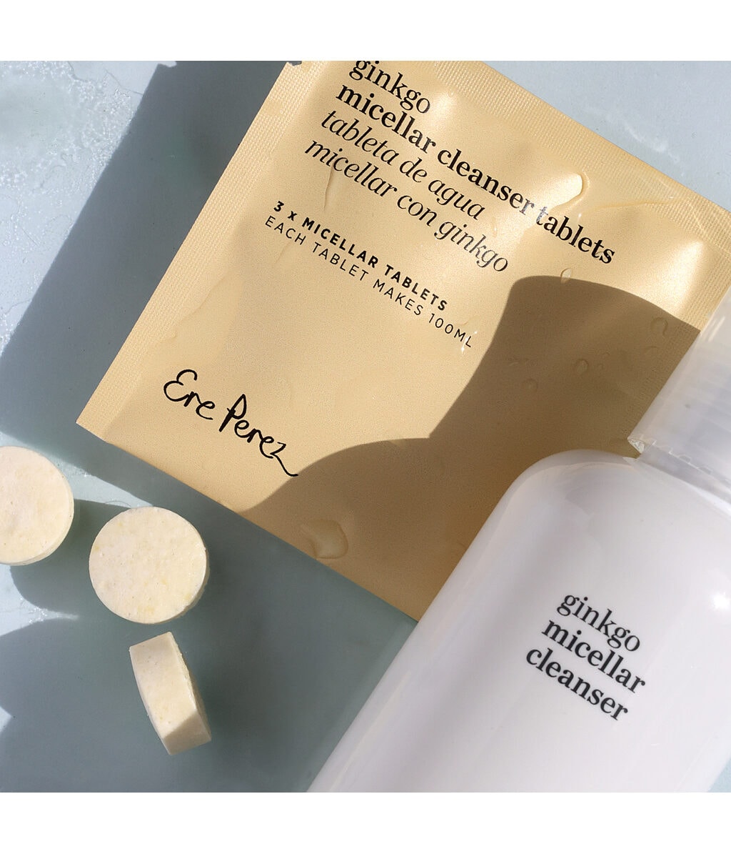 Мицеллярное средство для умывания Ere Perez Ginkgo Micellar Cleanser без запаха, для комбинированной и сухой кожи, 1 шт — фото 2