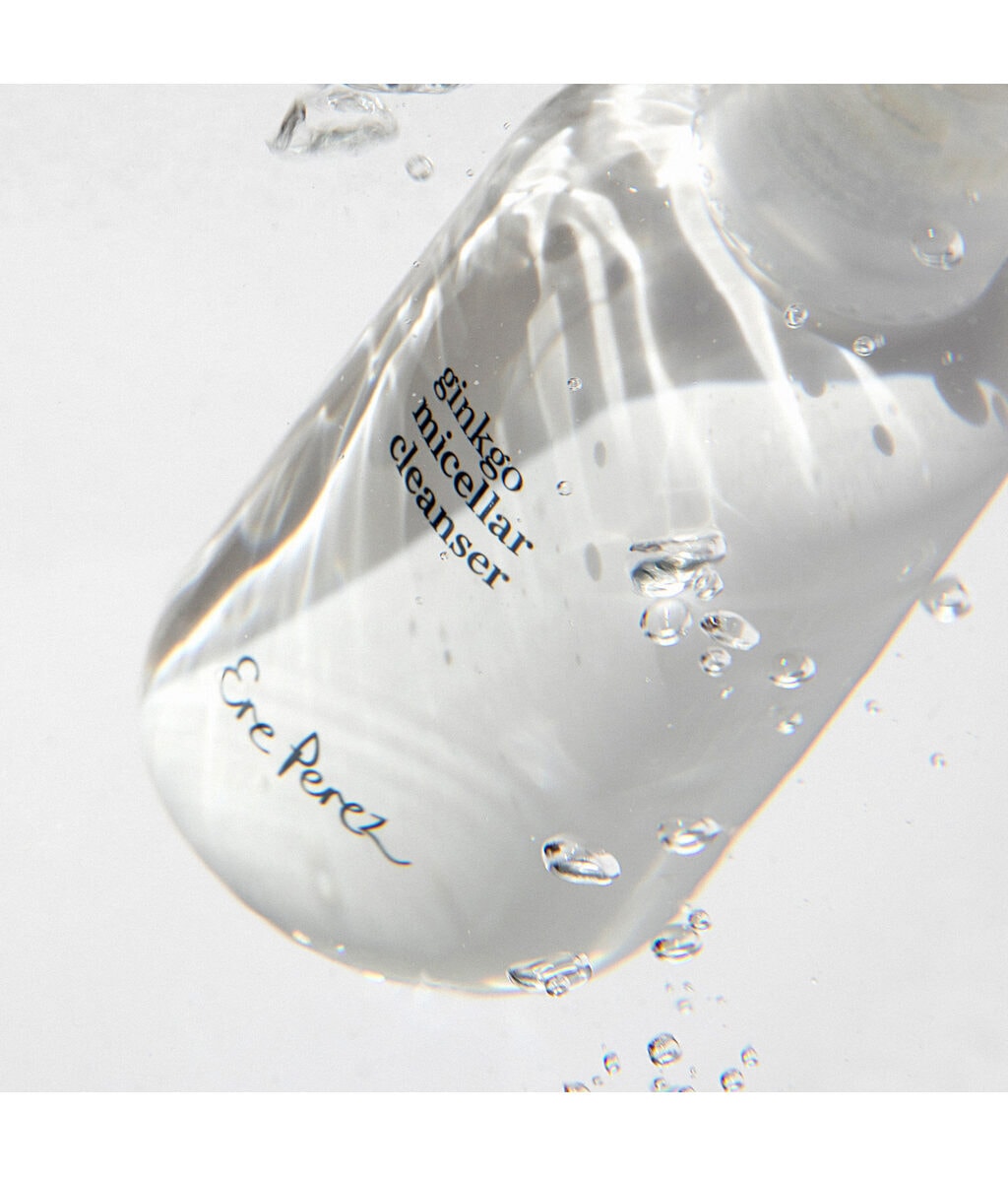 Мицеллярное средство для умывания Ere Perez Ginkgo Micellar Cleanser без запаха, для комбинированной и сухой кожи, 1 шт — фото 3