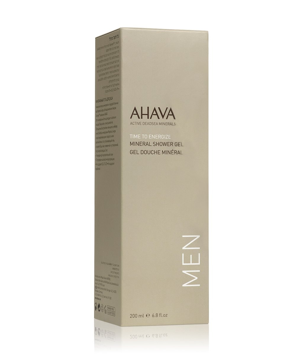 Гель для душа Ahava For Him Men Mineral Shower Gel, увлажняющий, для мужчин, 200 мл — фото 2