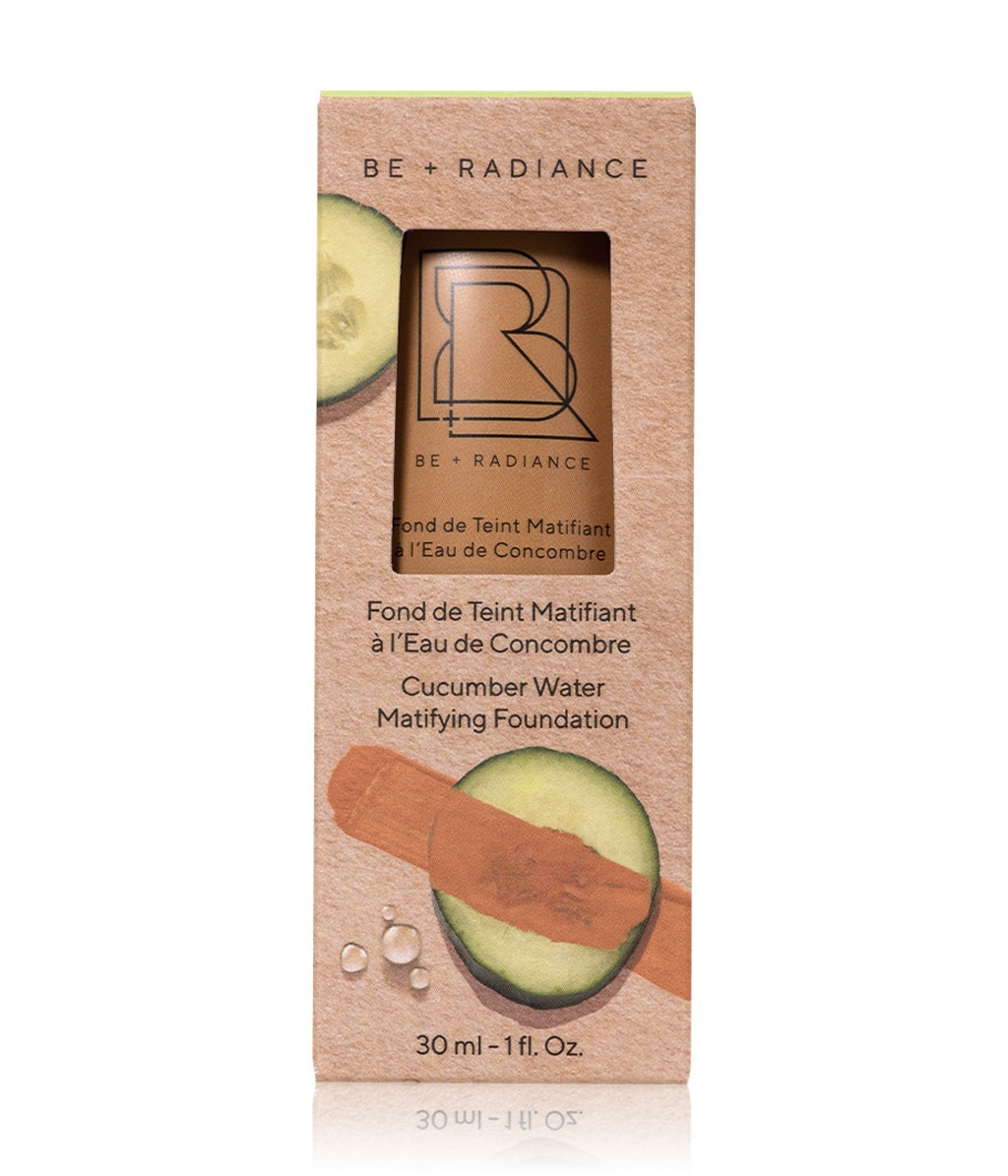 Тональная основа Be + Radiance Cucumber Water Matifying Foundation матирующая, оттенок N°50, 30 мл — фото 2