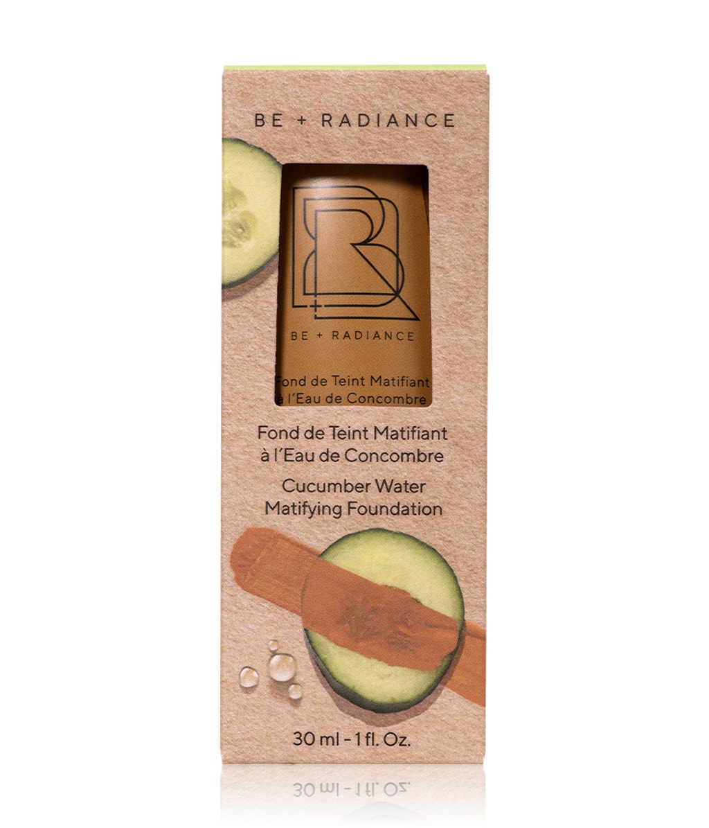 Тональная основа Be + Radiance Cucumber Water Matifying Foundation матирующая, оттенок N°53, 30 мл — фото 2