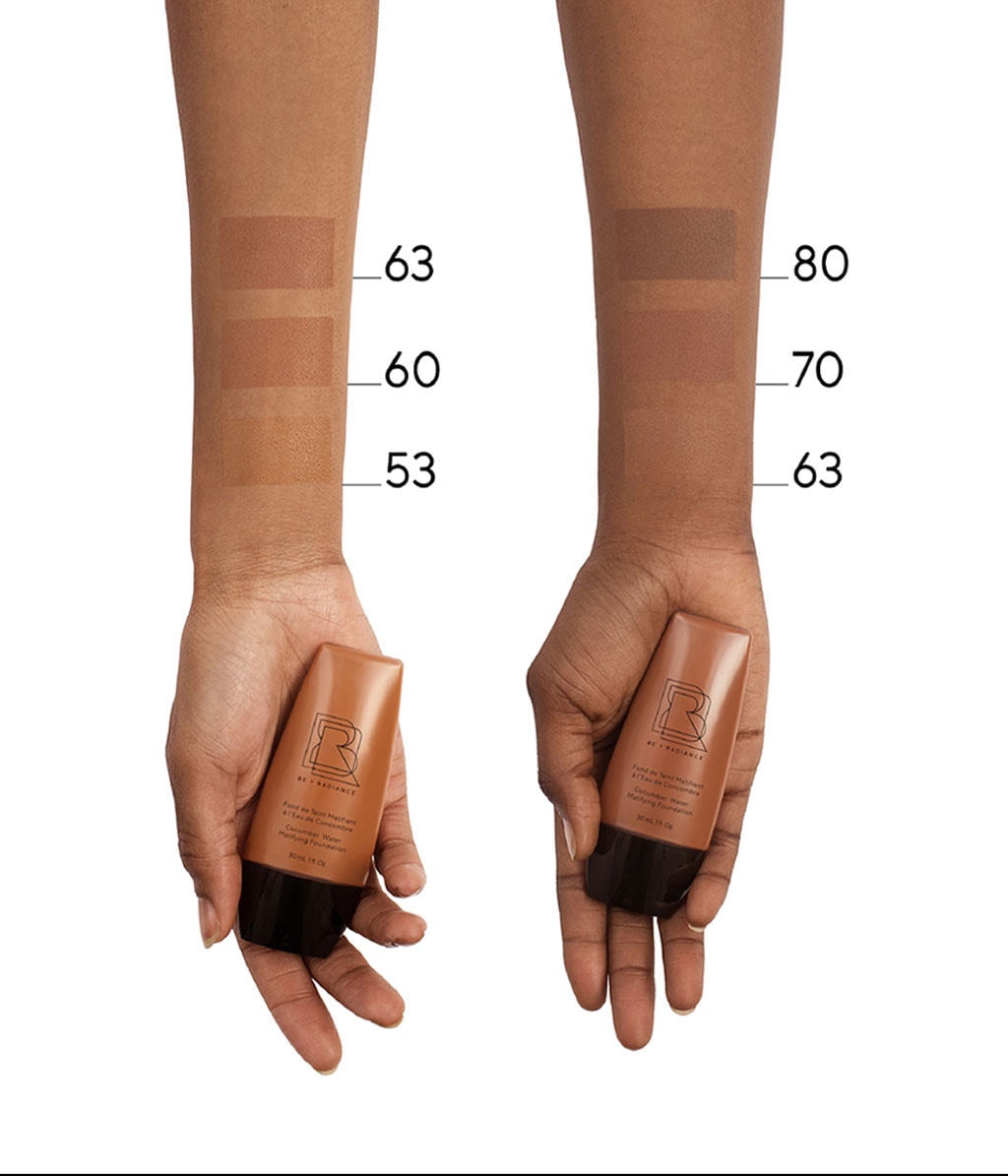 Тональная основа Be + Radiance Cucumber Water Matifying Foundation матирующая, оттенок N°70, 30 мл — фото 3
