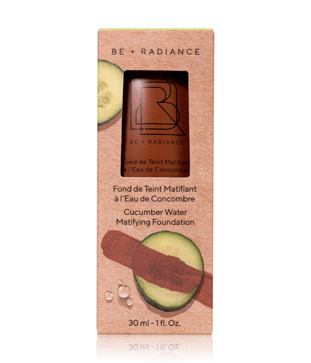 Тональная основа Be + Radiance Cucumber Water Matifying Foundation матирующая, оттенок N°70, 30 мл — фото 2