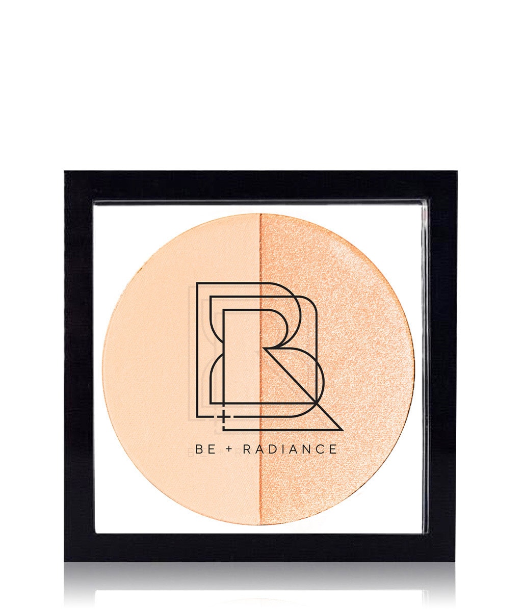 Палетка пудры и хайлайтера Be + Radiance Set + Glow с пробиотиками, оттенок N°08, 10 г