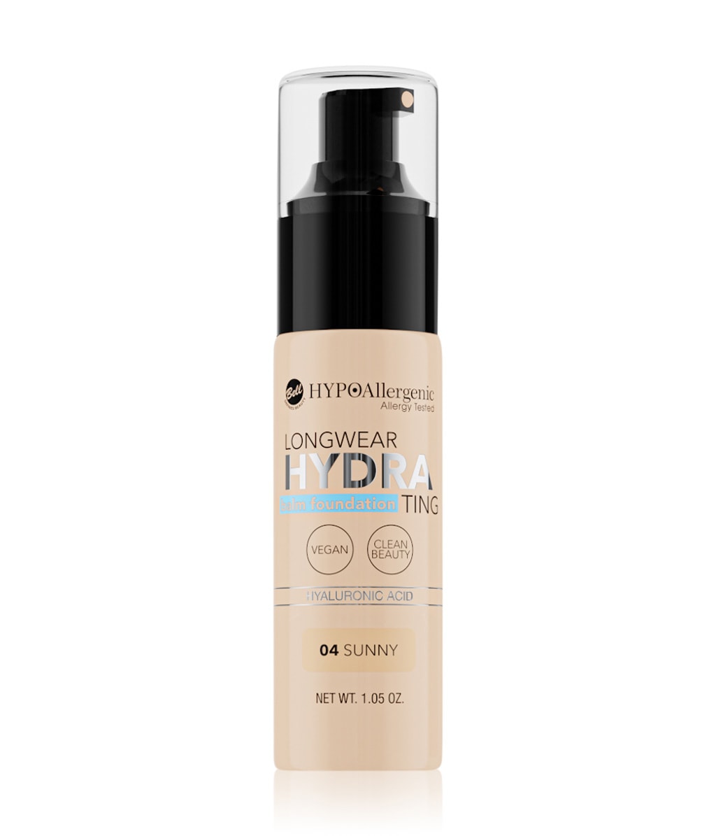 Тональная основа Bell Longwear Hydrating Balm Foundation стойкая, с гиалуроновой кислотой, оттенок 04 Sunny, 30 г