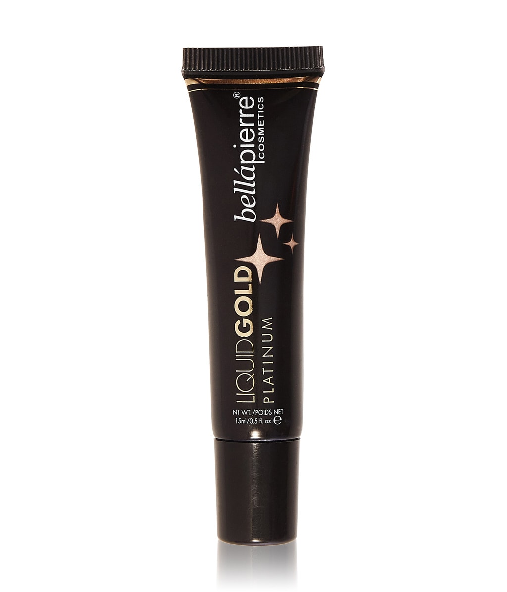 Хайлайтер Bellapierre Liquid Gold жидкий, мерцающий, оттенок Platinum, 15 мл