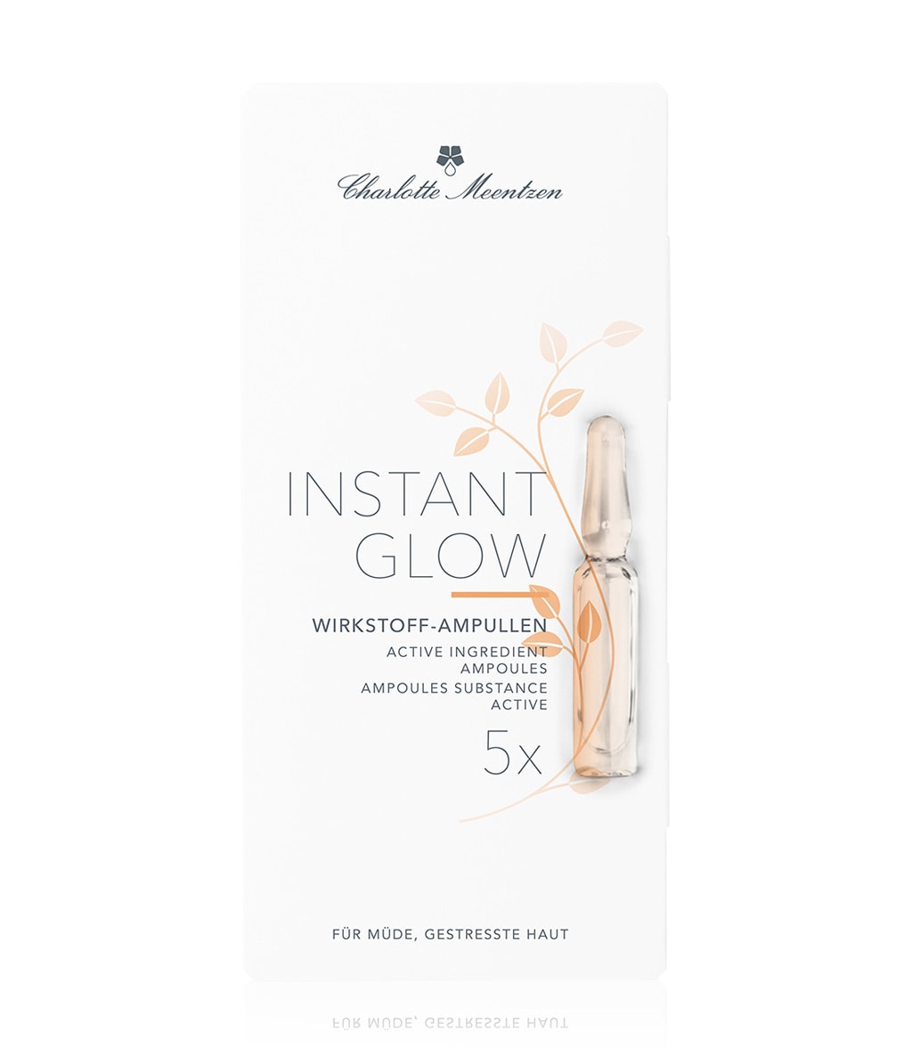 Ампулы для лица Charlotte Meentzen Ampullenserie Instant Glow, освежающие, увлажняющие, 10 мл — фото 2