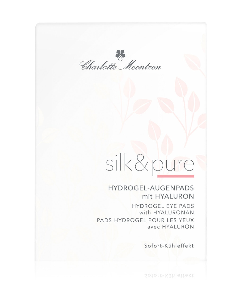 Гидрогелевые патчи для кожи вокруг глаз Charlotte Meentzen Silk & Pure увлажняющие, с гиалуроновой кислотой, 5 шт