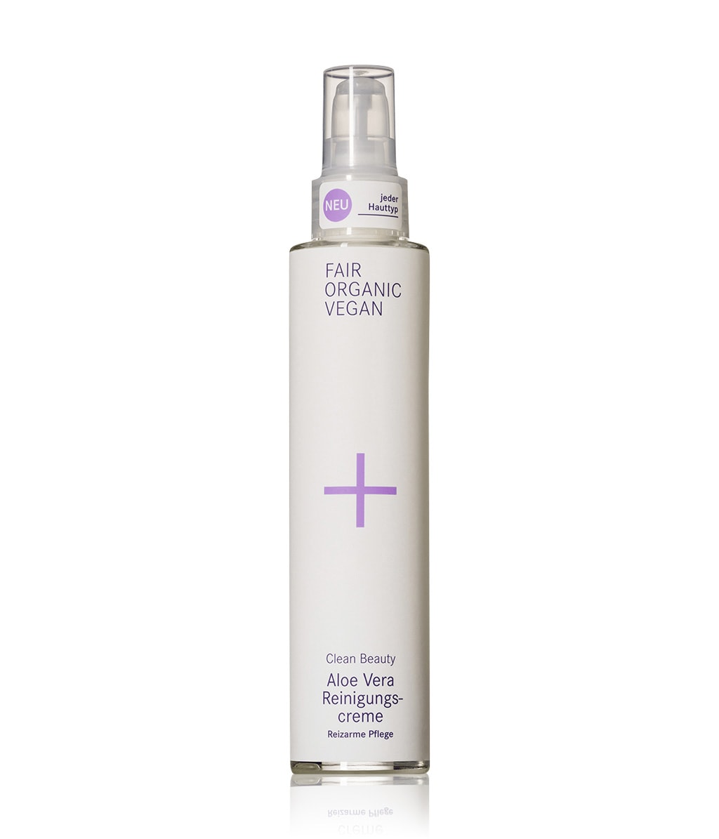 Очищающий крем для умывания i+m Naturkosmetik Aloe Vera, с алоэ, увлажняющий, 100 мл