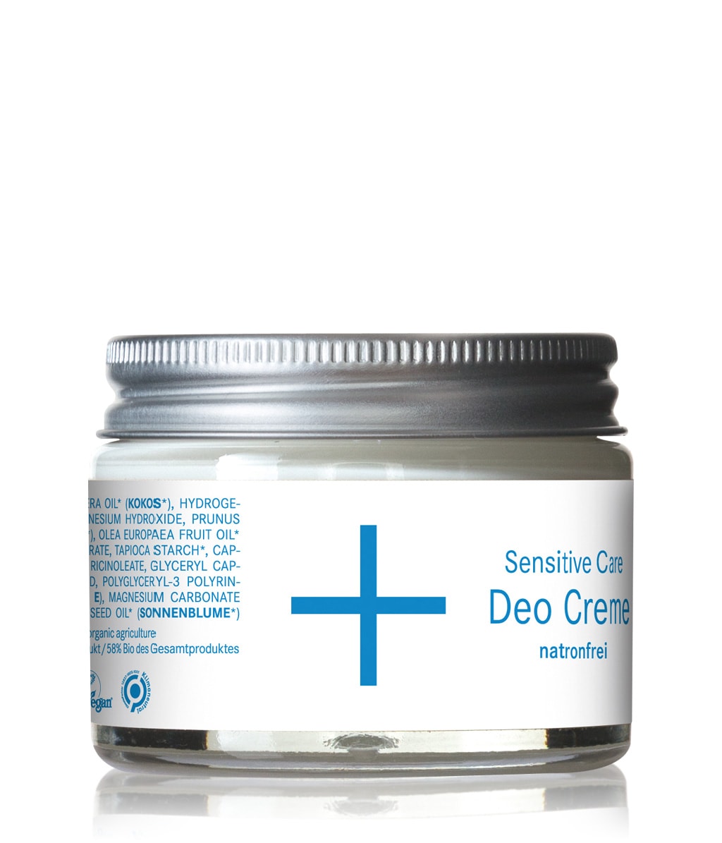 Дезодорант i+m Naturkosmetik Sensitive Care, кремовый, с экстрактами цветков вишни и кофе, 30 мл