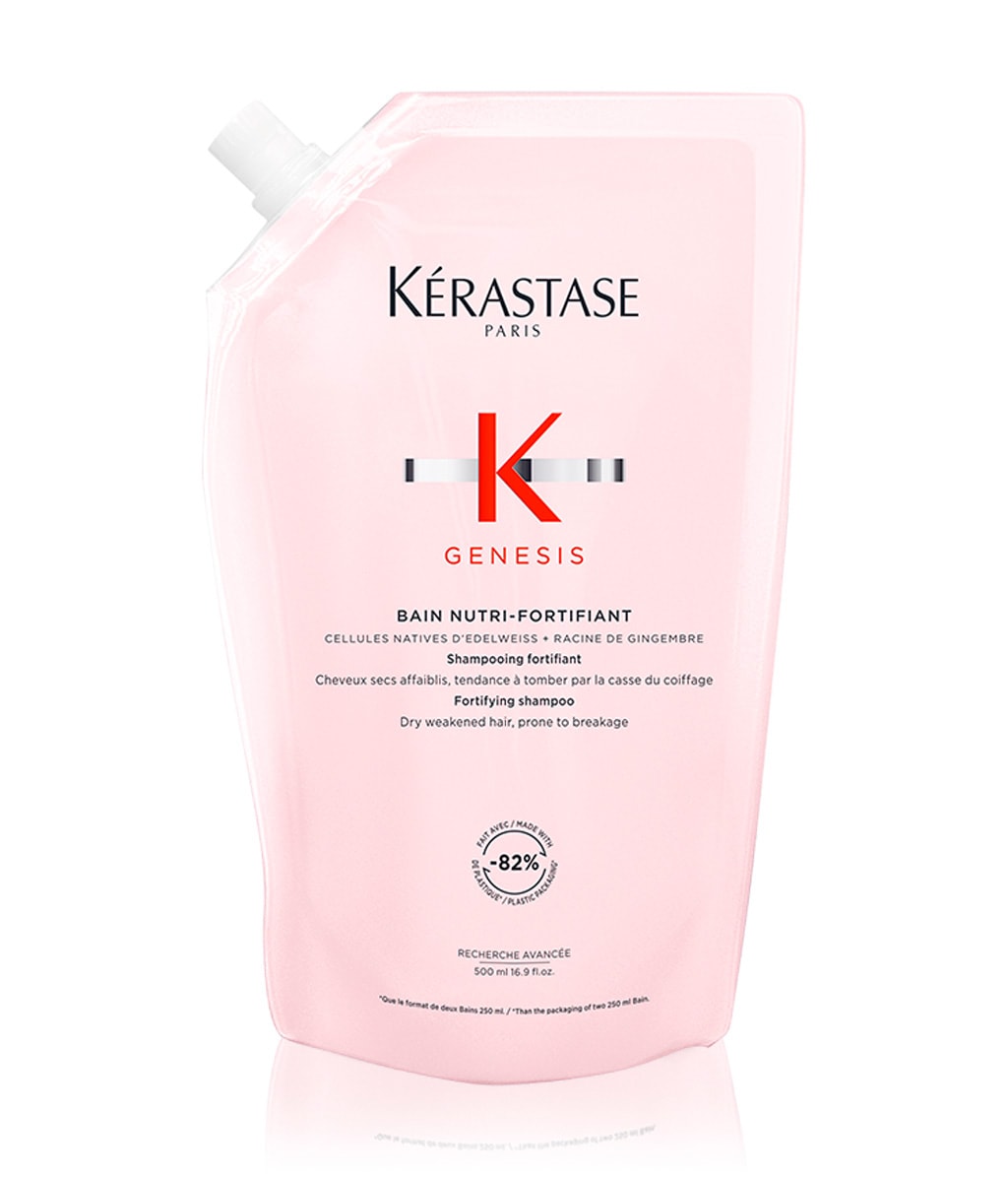 Шампунь Kerastase Genesis Bain Nutri-Fortifiant питательный, против выпадения, для сухих волос, сменный блок, 500 мл