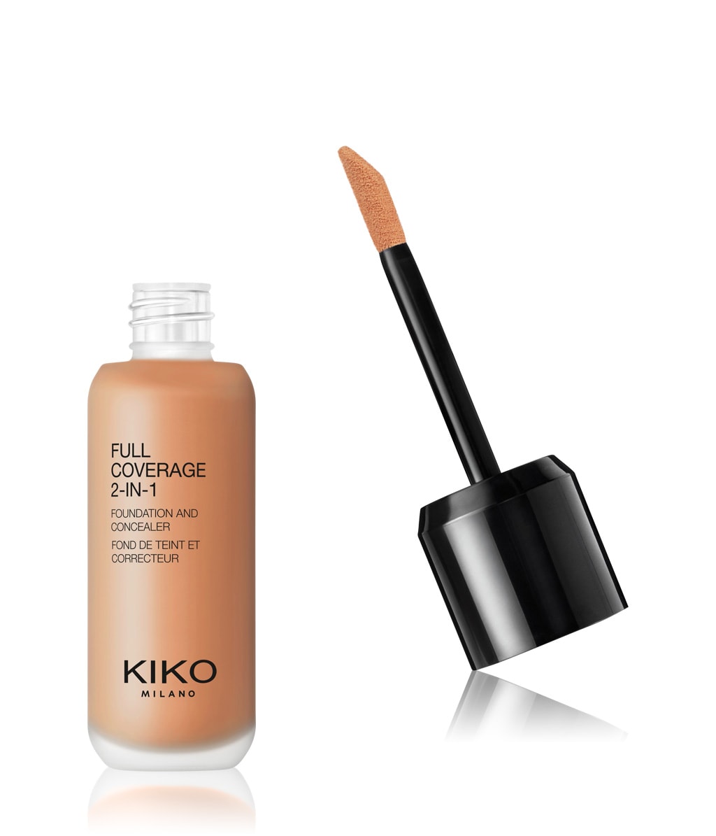 Тональная основа KIKO Milano Full Coverage 2-in-1 стойкая, матовая, оттенок Neutral 80