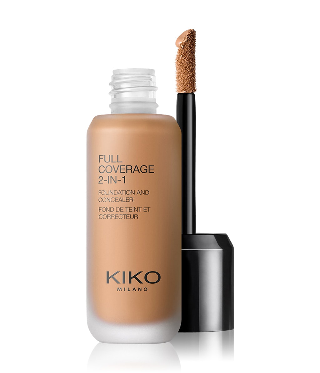 Тональная основа KIKO Milano Full Coverage 2-in-1 стойкая, матовая, оттенок Warm Beige 105