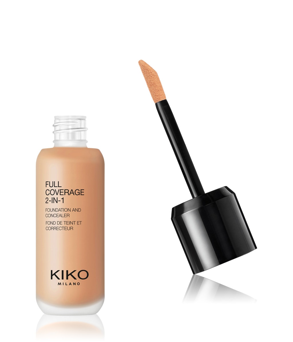 Тональная основа KIKO Milano Full Coverage 2-in-1 стойкая, матовая, оттенок Warm Beige 60