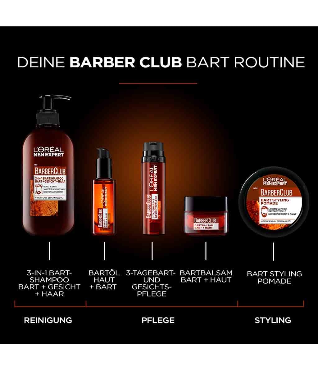 Масло для бороды L'Oreal Men Expert Barber Club, для бороды и кожи, успокаивающее, 30 мл — фото 3