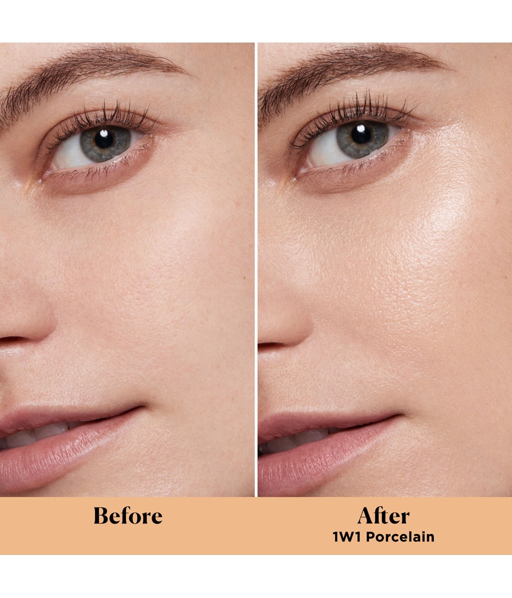 Тонирующий крем для лица Laura Mercier Tinted Moisturizer Light Revealer SPF 25, тон 1W1 Porcellaine, 50 мл — фото 3