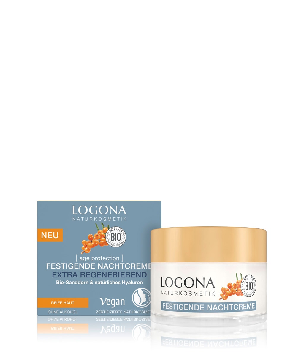 Ночной крем для лица Logona Age Protection восстанавливающий, укрепляющий, для зрелой кожи, 50 мл — фото 3