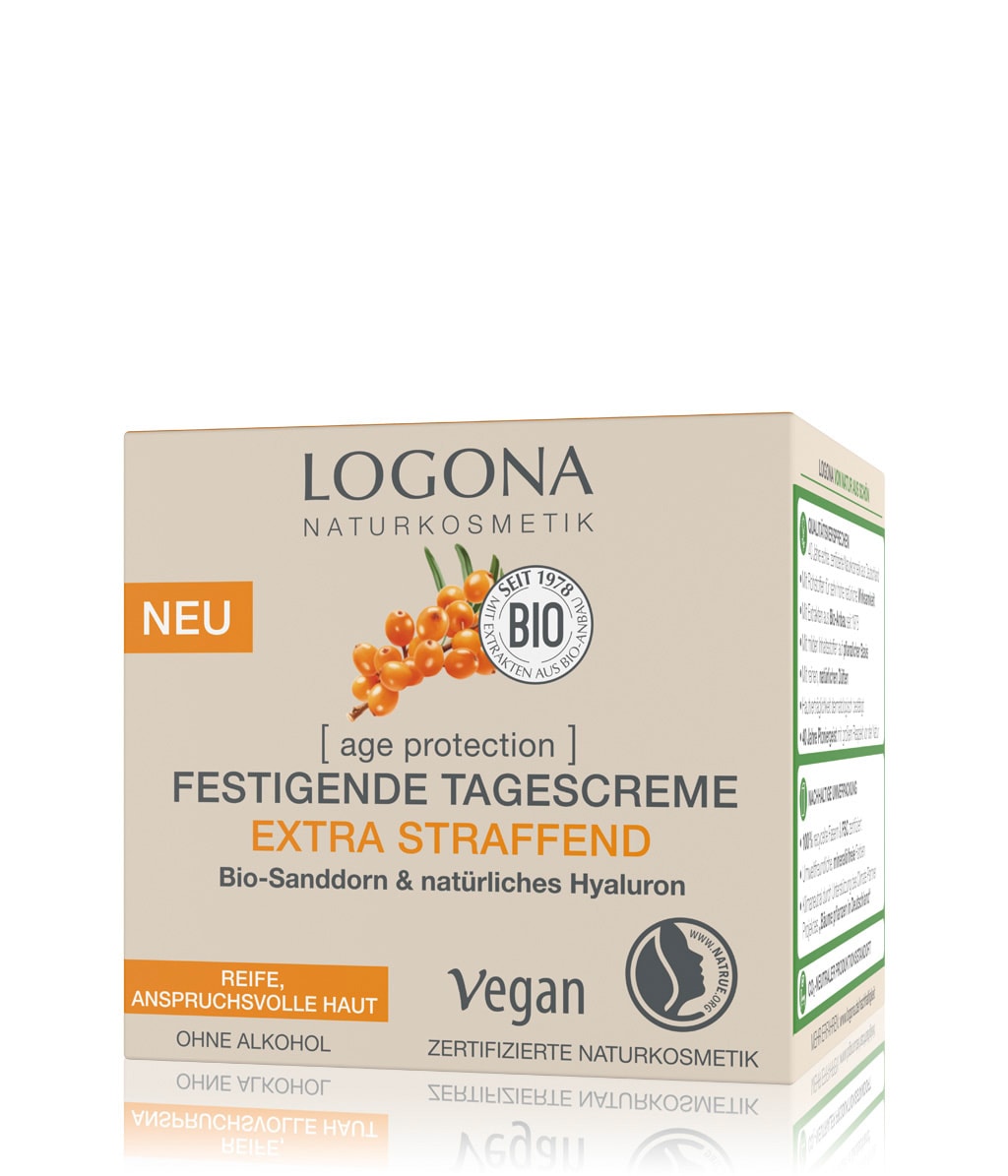 Дневной крем для лица Logona Age Protection укрепляющий, увлажняющий, для зрелой кожи, 50 мл — фото 3