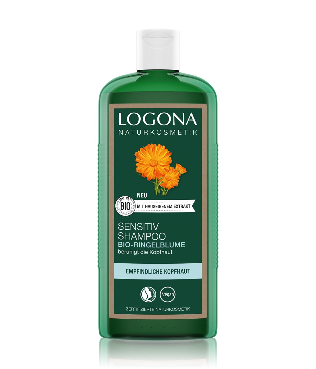 Шампунь Logona Sensitiv с календулой, для раздражённой и сухой кожи головы, 250 мл