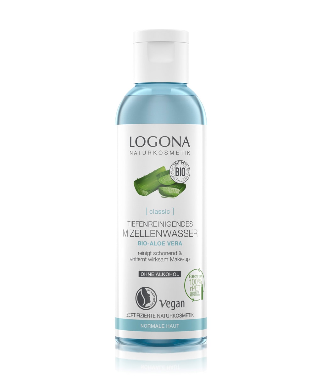 Мицеллярная вода Logona Classic Deep Cleansing Micellar Water, с алоэ вера, для чувствительной кожи, 125 мл