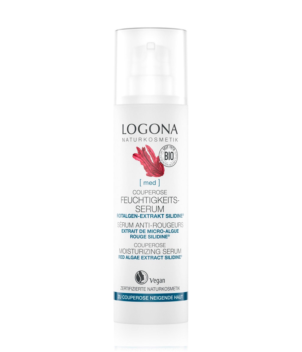 Сыворотка для лица Logona Couperose, увлажняющая, успокаивающая, для кожи, склонной к куперозу, 30 мл