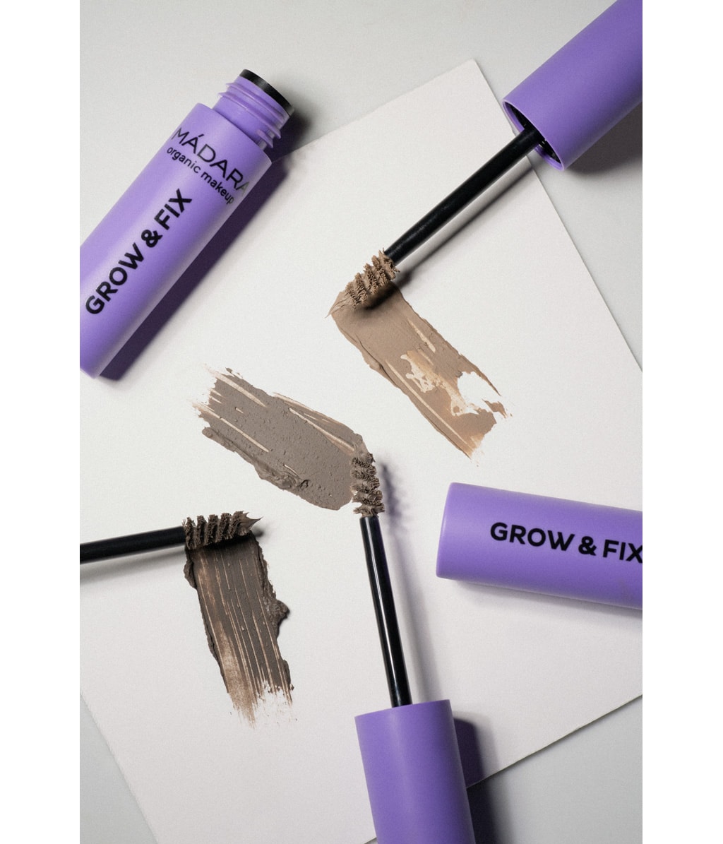 Гель для бровей Madara Grow & Fix оттеночный, оттенок 4 Dark Brown, 4,25 мл — фото 5