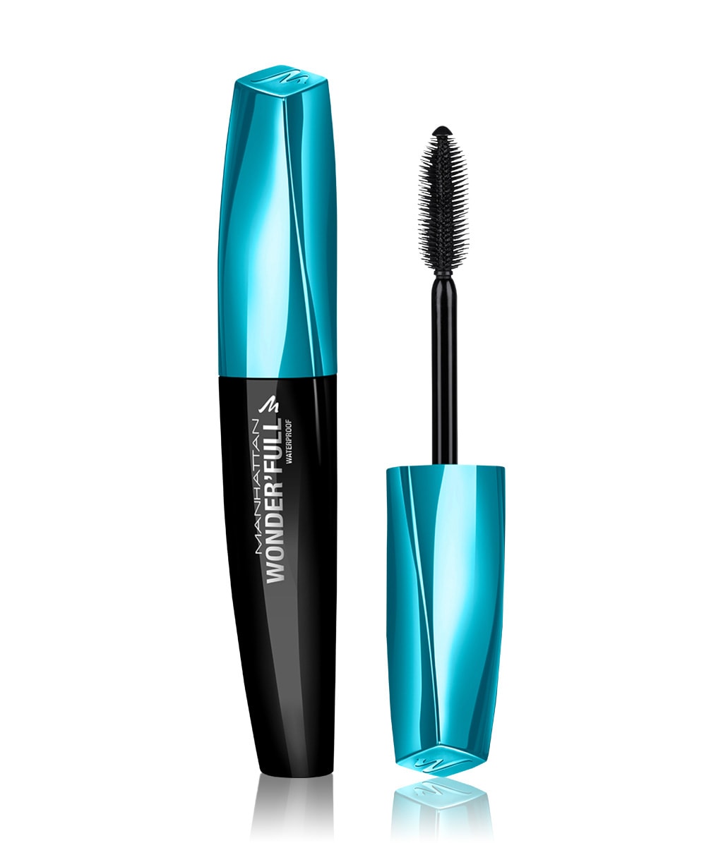 Водостойкая тушь Manhattan Wonder'Full Waterproof с эффектом объёма, оттенок Extreme Black, 11 мл