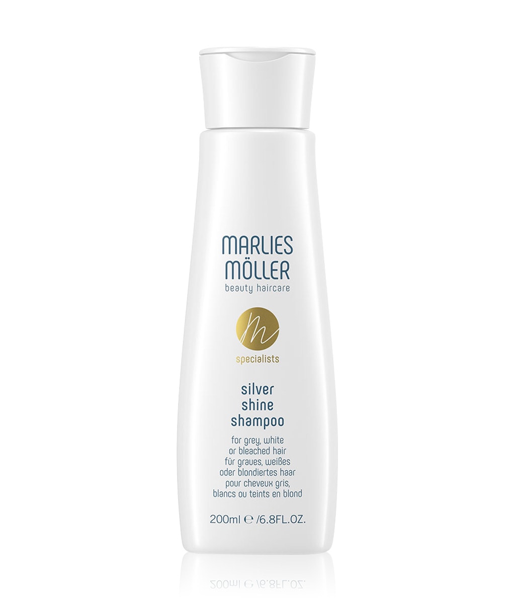 Оттеночный шампунь Marlies Moller Specialists Silver Shine для блеска, для седых и осветлённых волос, 200 мл