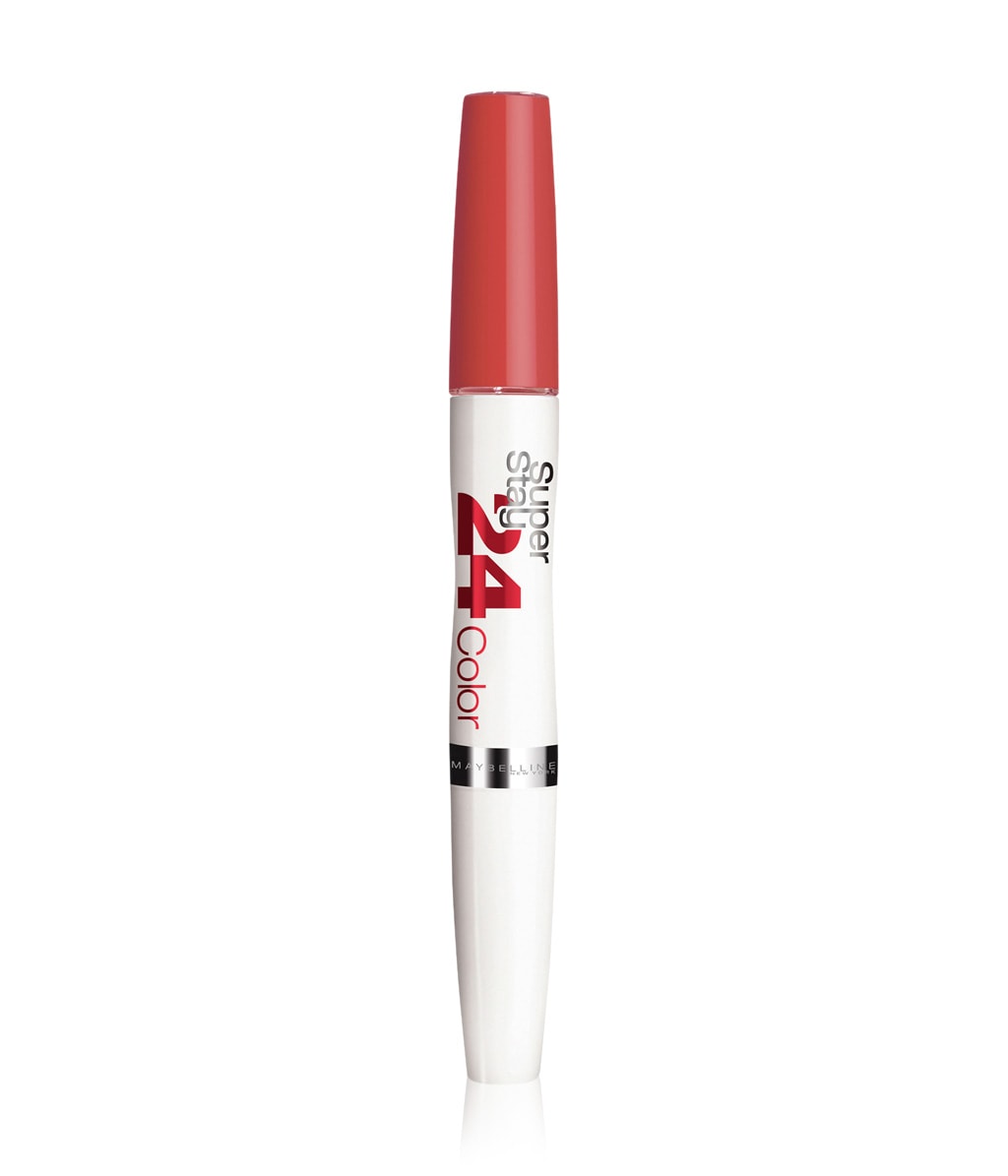Жидкая помада Maybelline Super Stay 24H Color стойкая, с блеском, оттенок 444 - Cosmic Coral