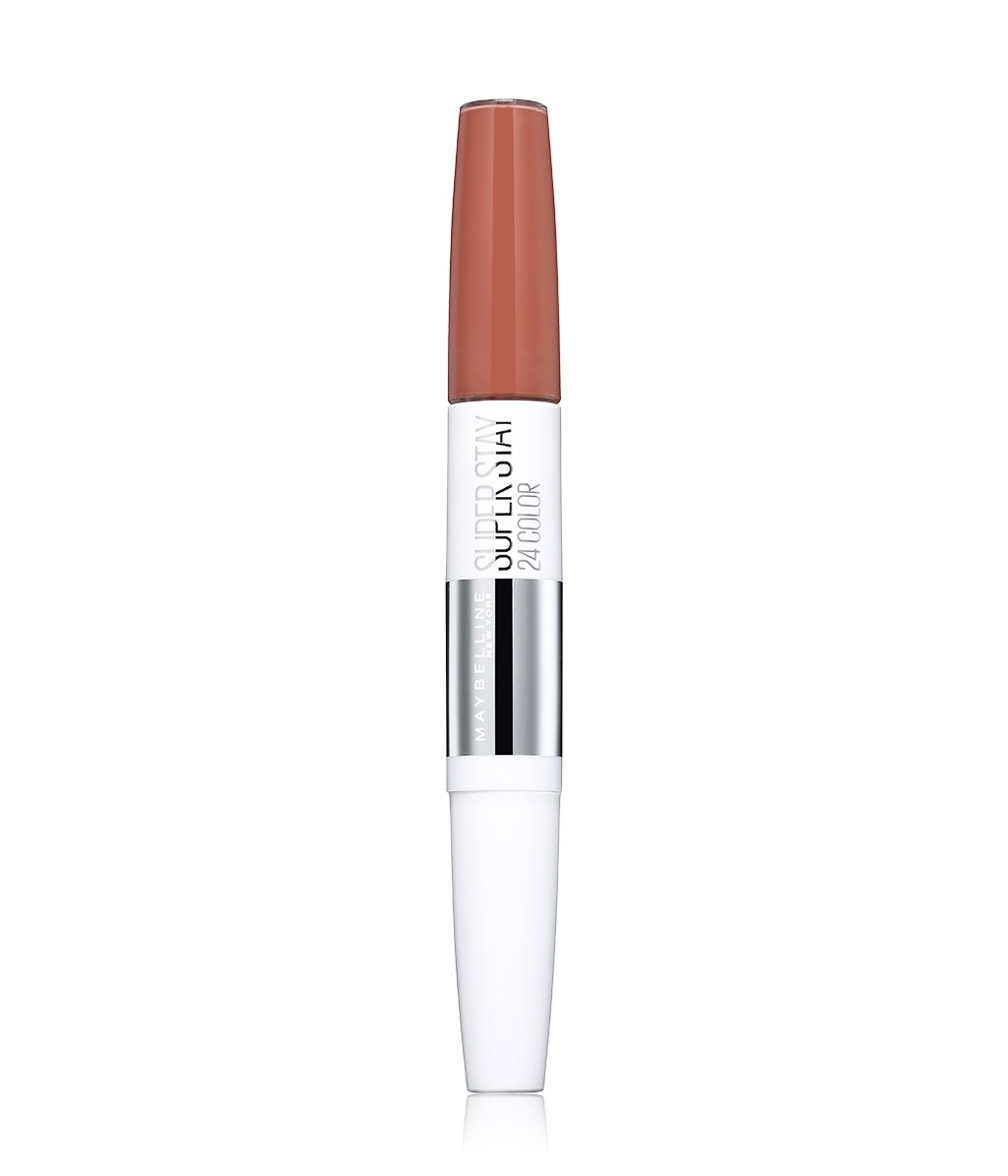 Жидкая помада Maybelline Super Stay 24H Color стойкая, с блеском, оттенок 611 - Creme Caramel