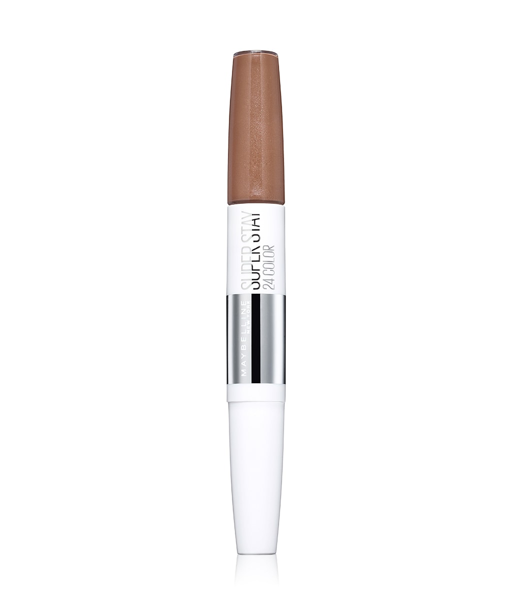 Жидкая помада Maybelline Super Stay 24H Color стойкая, с блеском, оттенок 615 - Soft Taupe