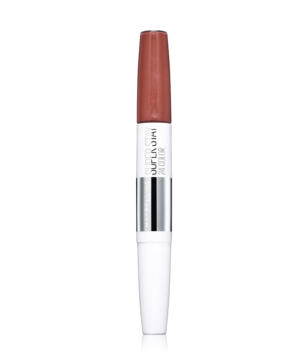 Жидкая помада Maybelline Super Stay 24H Color стойкая, с блеском, оттенок 725 - Caramel Kiss