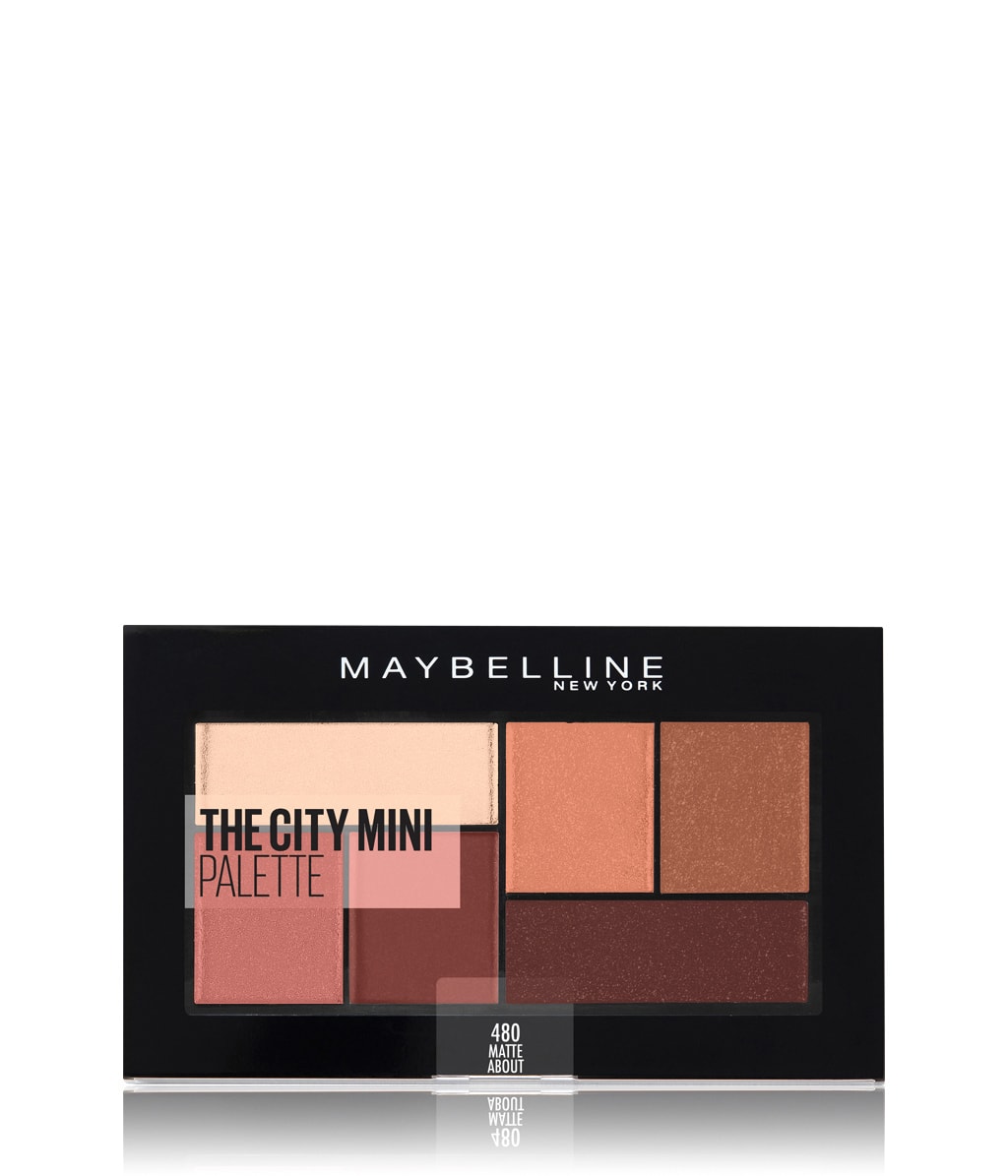 Палетка теней Maybelline New York The City Mini матовые и мерцающие, оттенок 480 Matte About Town, 6 г — фото 2