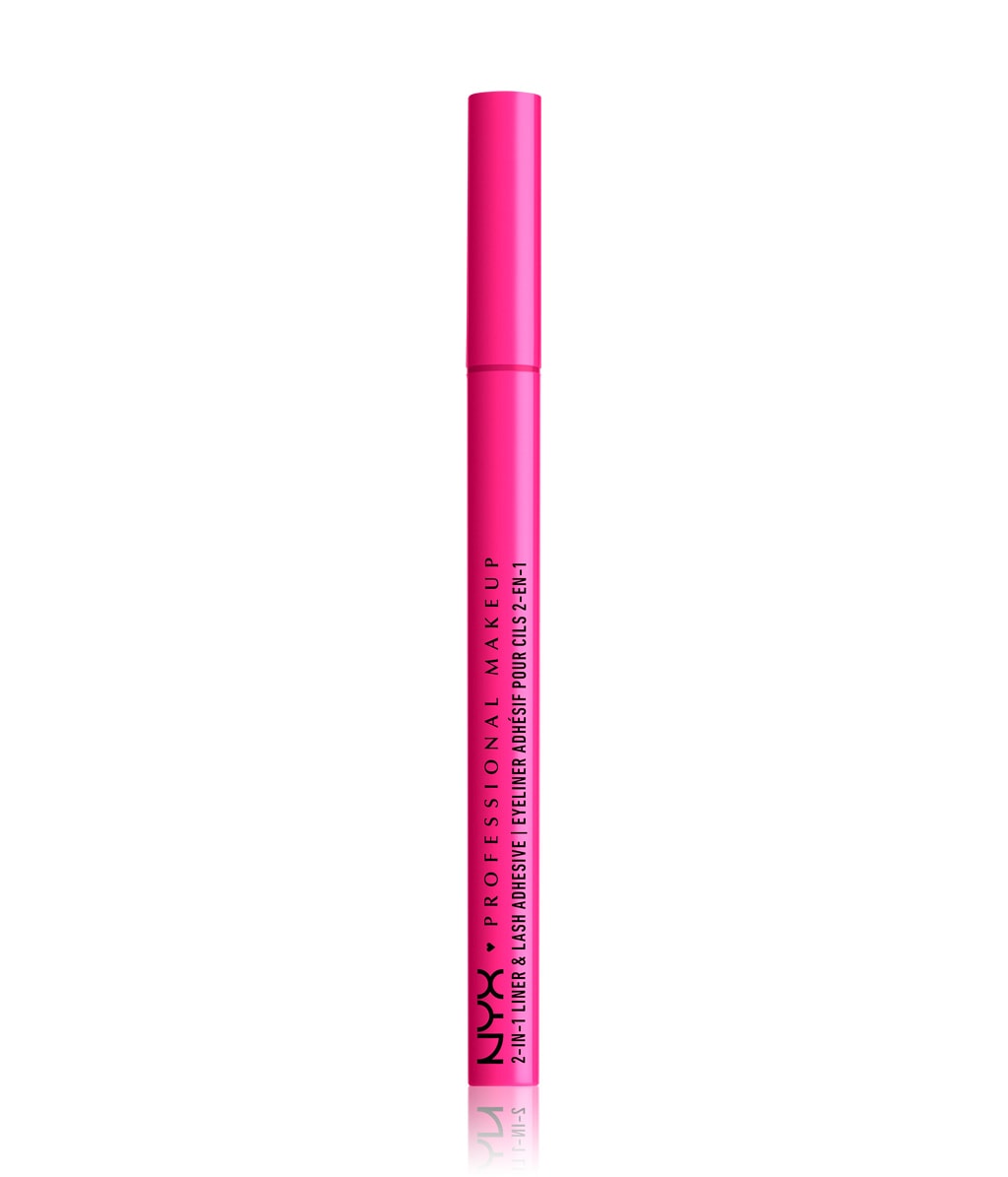 Клей для ресниц NYX Professional Makeup Jumbo Lash! 2 в 1 с подводкой, оттенок Baddest Black, 1 мл — фото 2