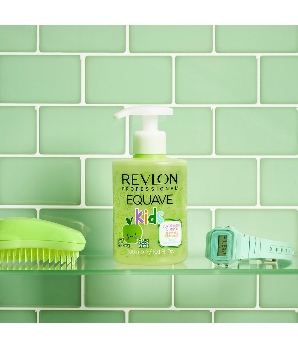 Детский шампунь Revlon Professional Equave Kids Apple 2 в 1, облегчает расчёсывание, 300 мл — фото 5