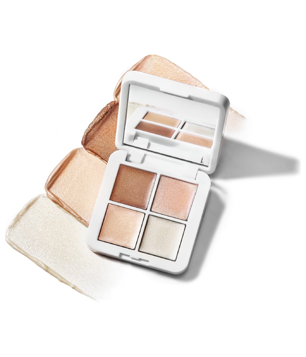 Палетка хайлайтеров RMS Beauty Living Luminizer Glow Quad Mini, дорожная — фото 2