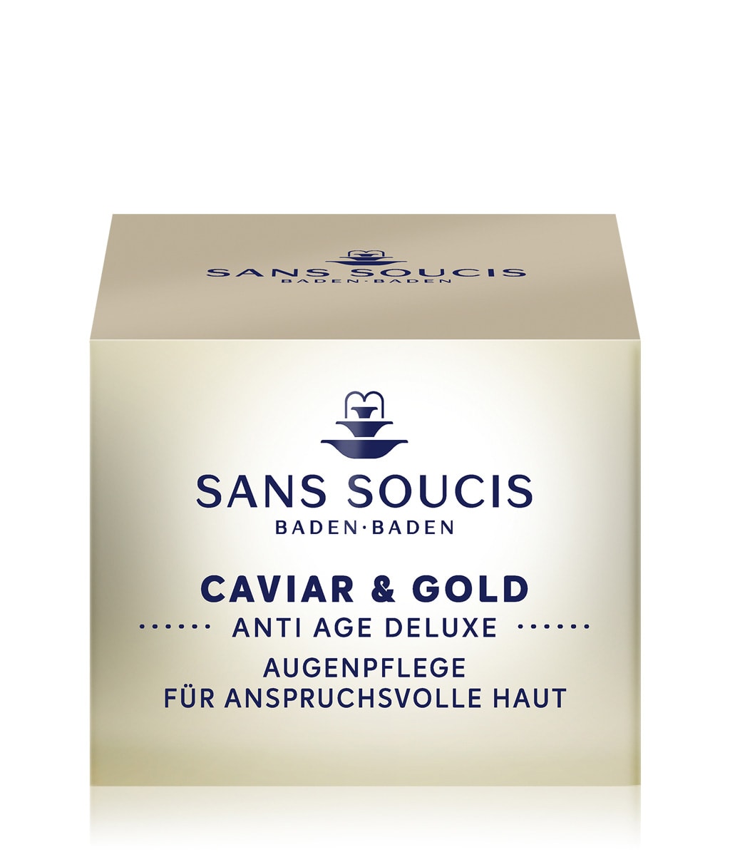 Крем для кожи вокруг глаз Sans Soucis Caviar & Gold антивозрастной, 15 мл — фото 2