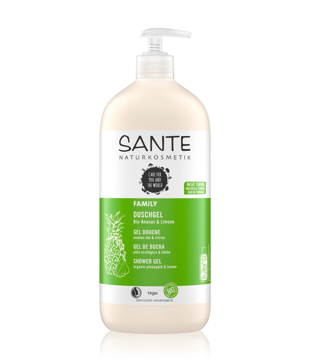 Гель для душа Sante Family Bio-Ananas & Limone, ананас и лайм, 950 мл
