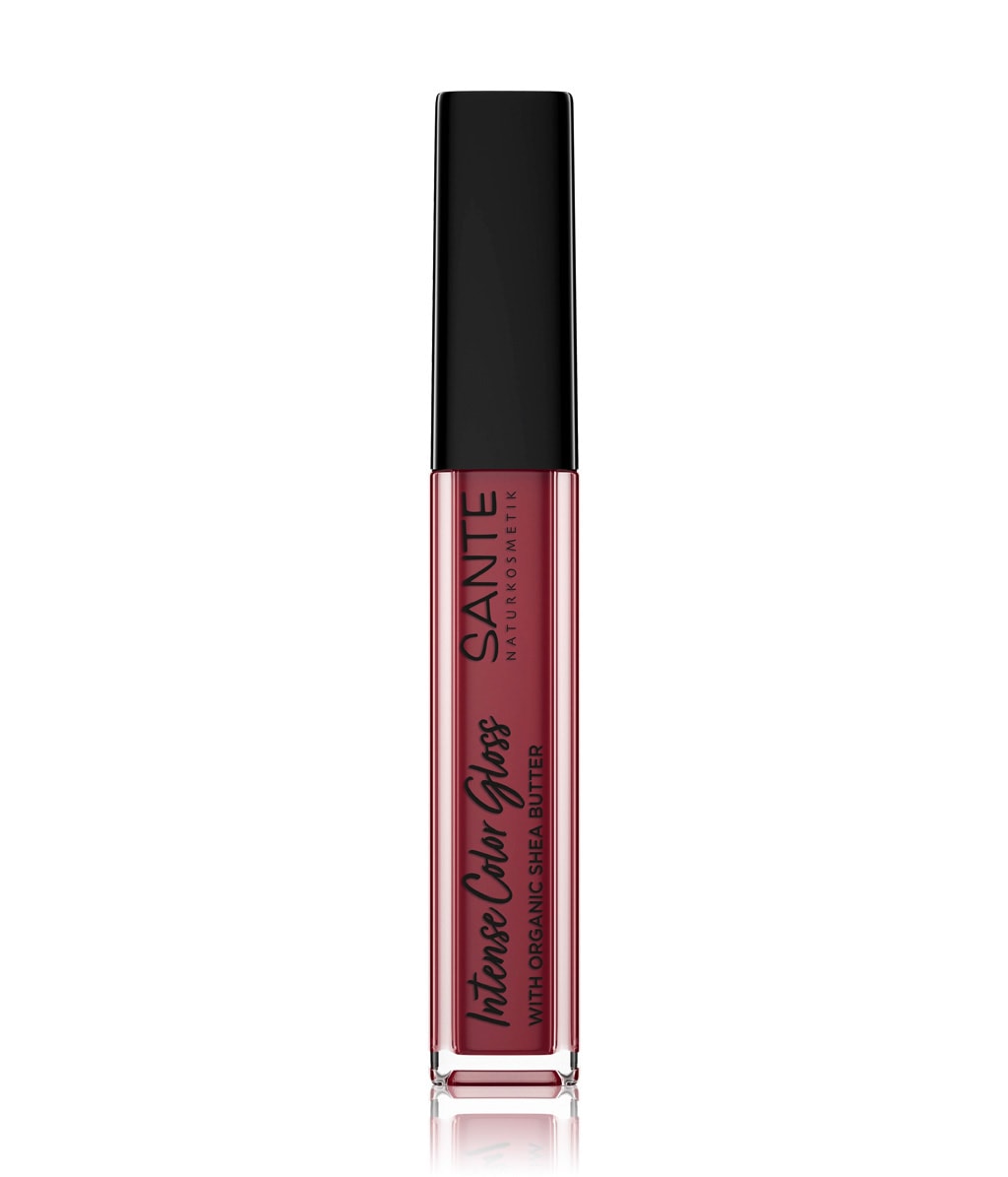 Блеск для губ Sante Intense Color Gloss интенсивный цвет, блестящий финиш, оттенок 03 - Stubborn Plum