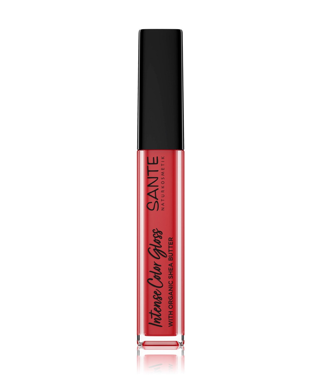 Блеск для губ Sante Intense Color Gloss интенсивный цвет, блестящий финиш, оттенок 04 - Sparkling Coral