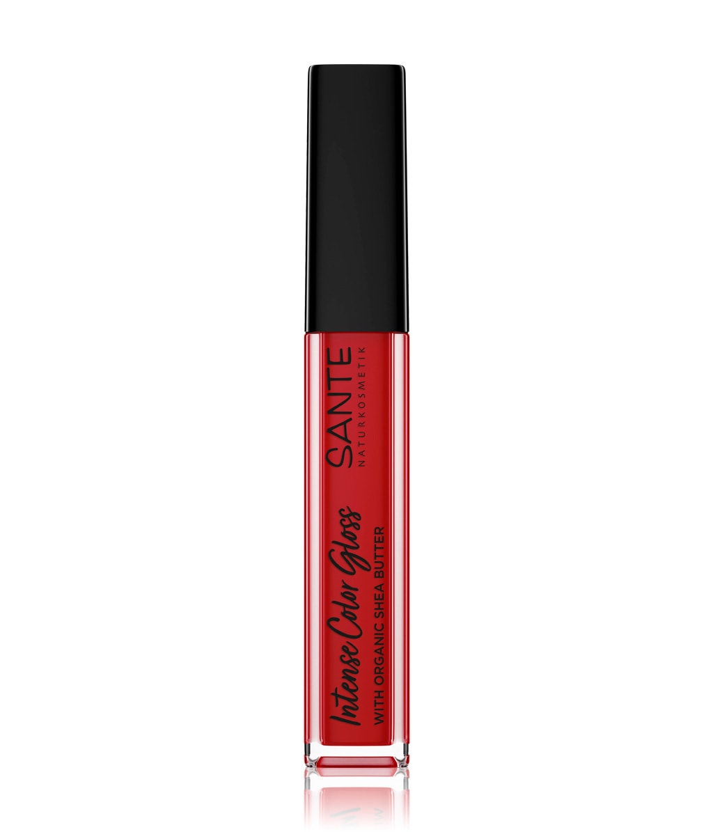 Блеск для губ Sante Intense Color Gloss интенсивный цвет, блестящий финиш, оттенок 06 - Darring Red