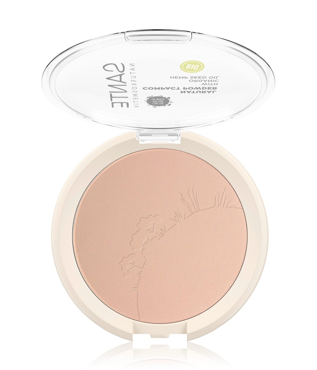 Компактная пудра Sante Natural Compact Powder, матирующая, стойкая, оттенок 01 Cool Ivory, 9 г — фото 2